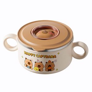 1.3 Children food container KP9025 - Milky white