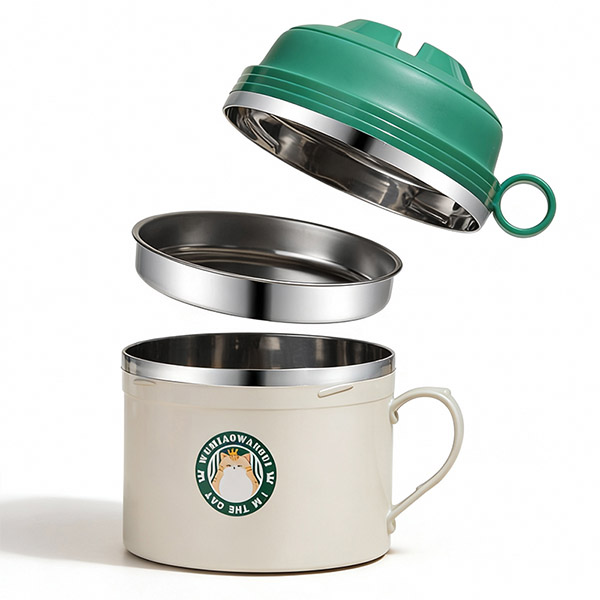 Outdoor Activities Stainless Bento Box – Large Capacity with Customizable Logo & Cute Design - Image 3