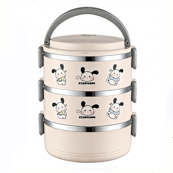 stainless steel bento box kp9018 - Gray